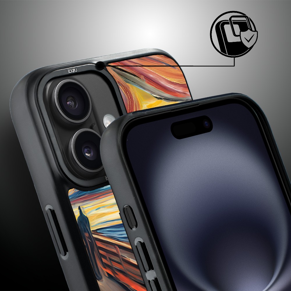 Etui-do-iPhone-16-IBIZU-DropGuard-Matt-z-MagSafe-Edvard-Munch-krzyk-kota (3)