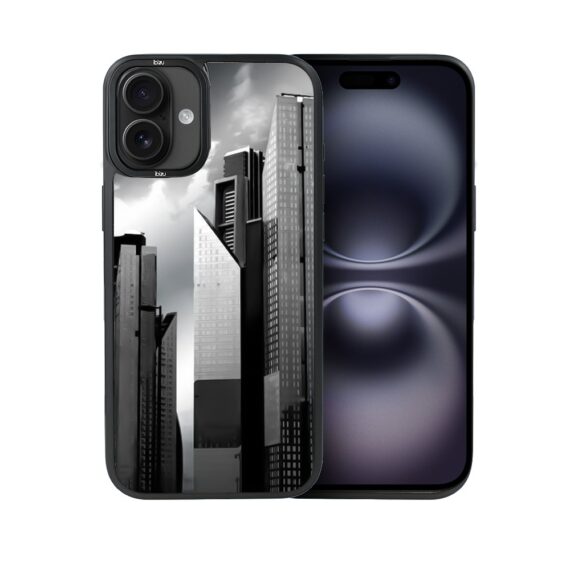 Etui do iPhone 16 IBIZU DropGuard Matt z MagSafe, Noir City, Manhattan (2)
