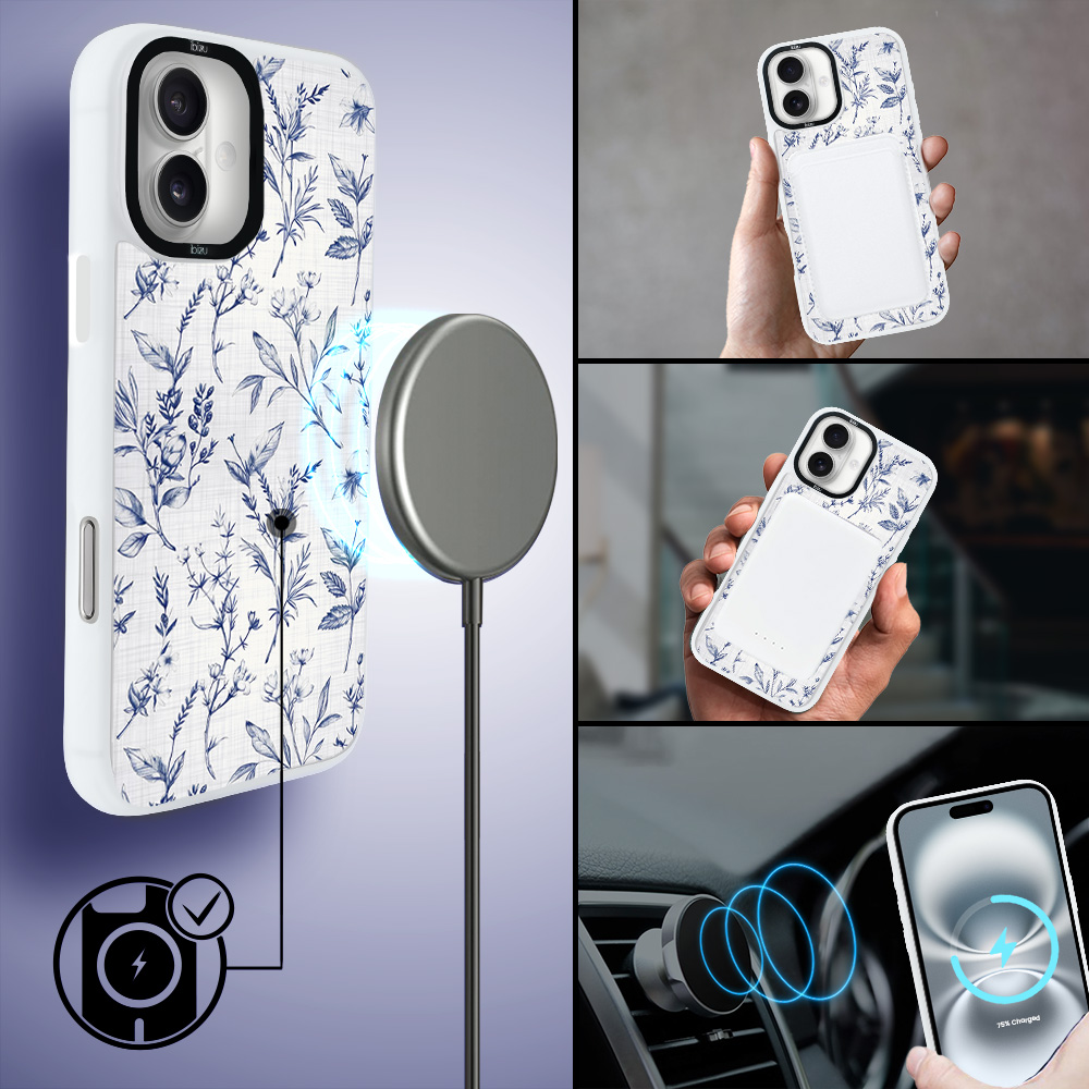 Etui-do-iPhone-16-IBIZU-DropGuard-Matt-z-MagSafe-Pastel-Bloom-Lazurowe-szepty-white (1)