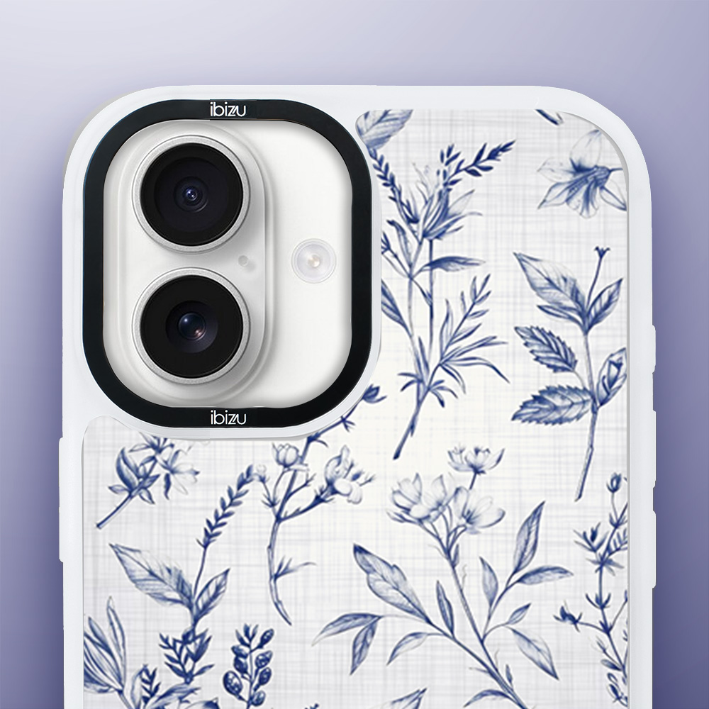 Etui-do-iPhone-16-IBIZU-DropGuard-Matt-z-MagSafe-Pastel-Bloom-Lazurowe-szepty-white (5)