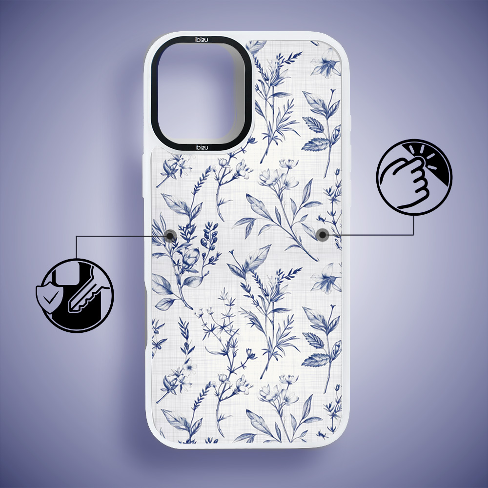 Etui-do-iPhone-16-IBIZU-DropGuard-Matt-z-MagSafe-Pastel-Bloom-Lazurowe-szepty-white (7)