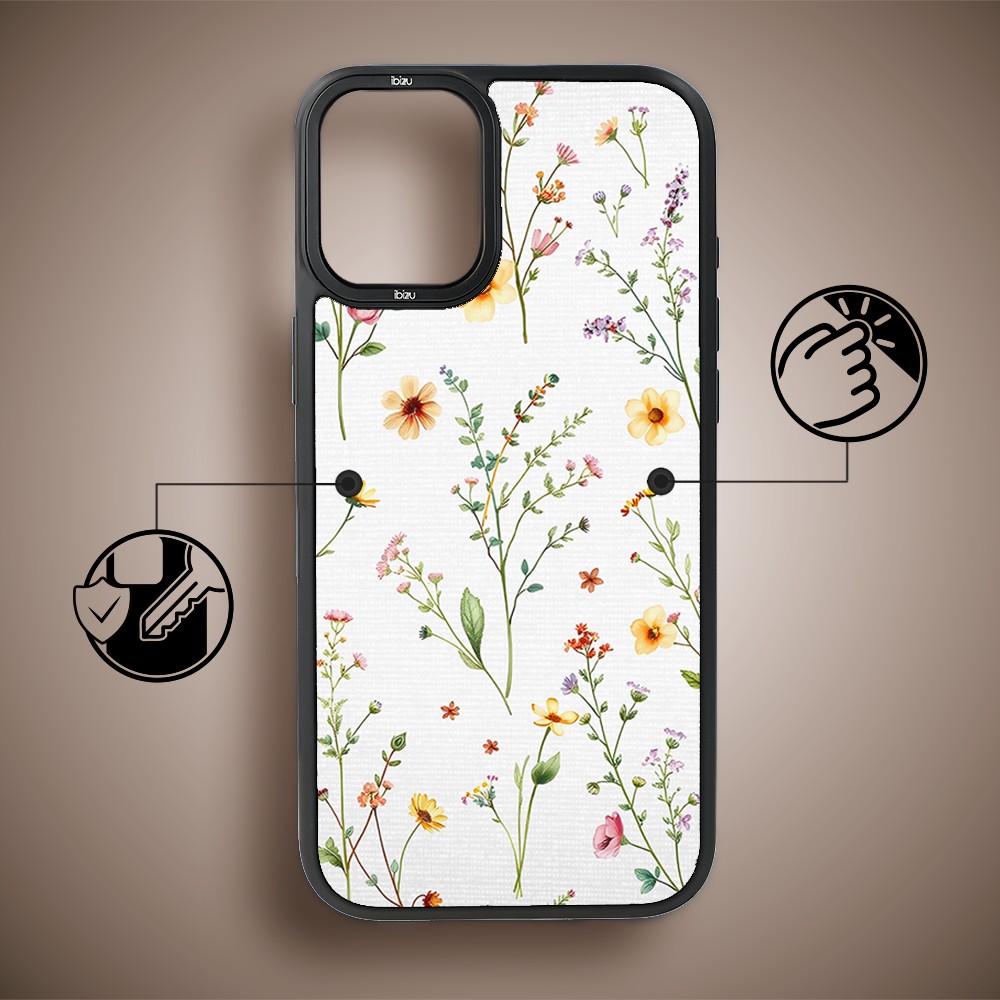 Etui do iPhone 16 IBIZU DropGuard Matt z MagSafe, Pastel Bloom, Letni bukiet (5)