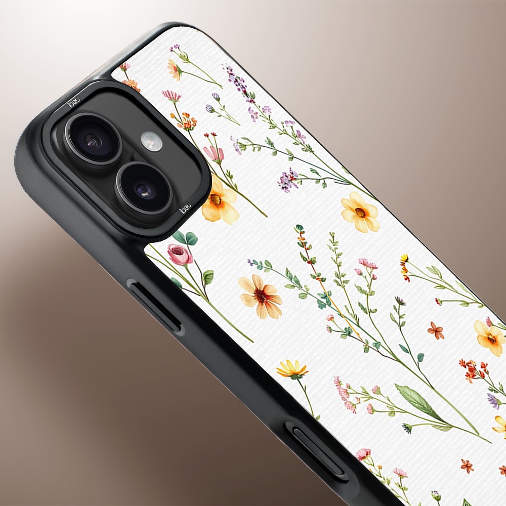 Etui do iPhone 16 IBIZU DropGuard Matt z MagSafe, Pastel Bloom, Letni bukiet (8)