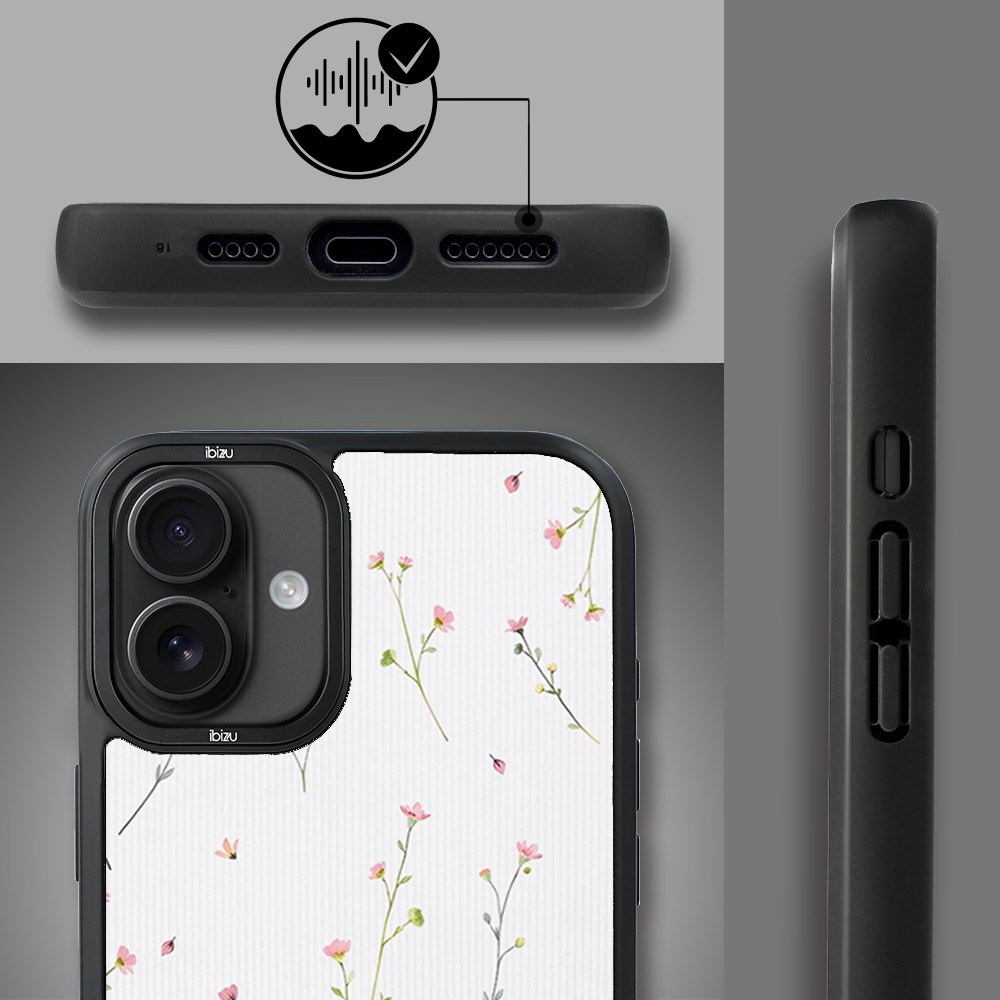 Etui do iPhone 16 IBIZU DropGuard Matt z MagSafe, Pastel Bloom, Polna fantazja (4)