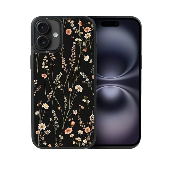 Etui do iPhone 16 IBIZU DropGuard Matt z MagSafe, Pastel Bloom, Północny ogród (4)