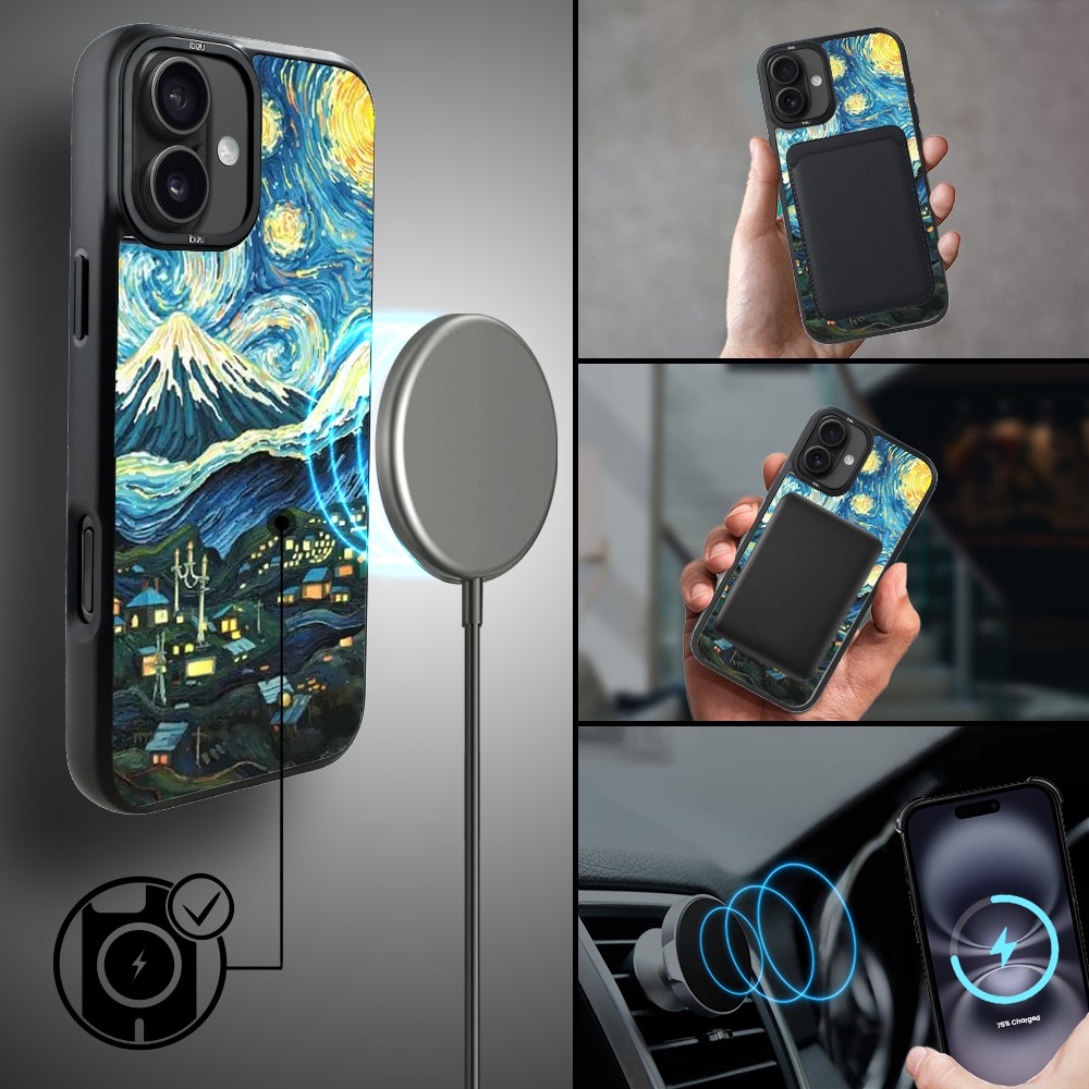 Etui-do-iPhone-16-IBIZU-DropGuard-Matt-z-MagSafe-Van-Gogh-gwieździsta-noc (1)