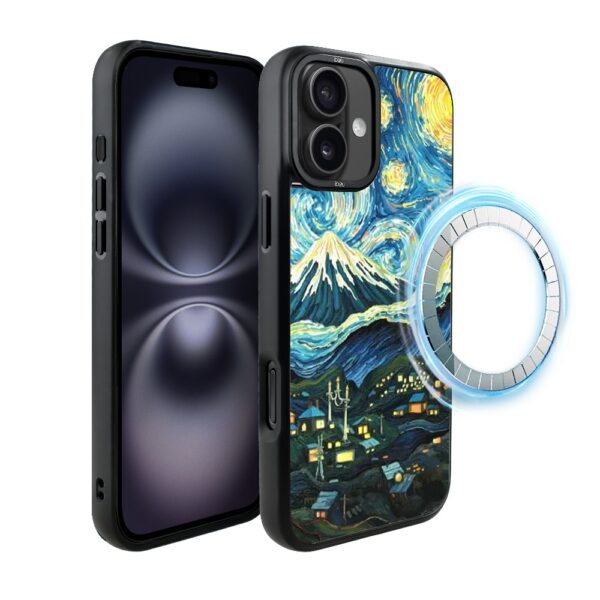 Etui-do-iPhone-16-IBIZU-DropGuard-Matt-z-MagSafe-Van-Gogh-gwieździsta-noc (6)