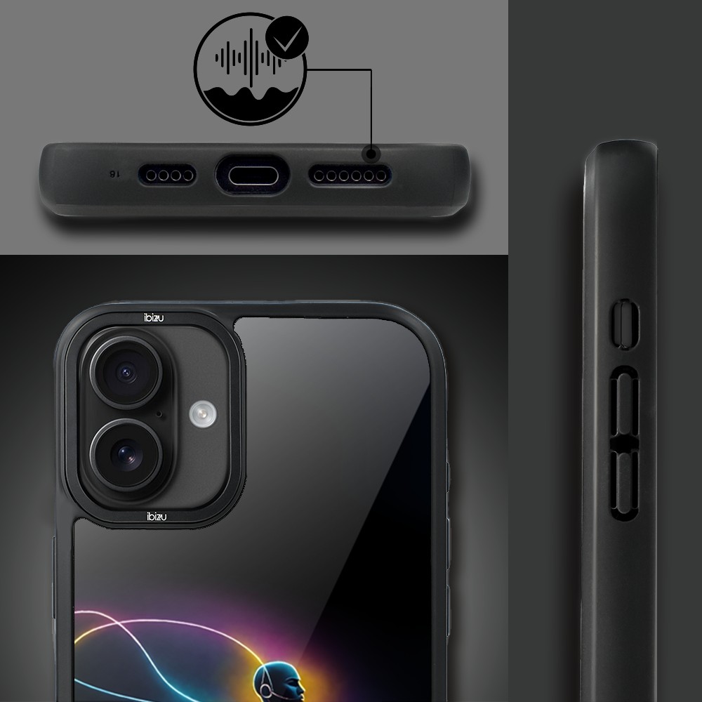 Etui do iPhone 16 Plus IBIZU DropGuard Matt z MagSafe, #ElectroMove, Duch koszykówkiip 16-4
