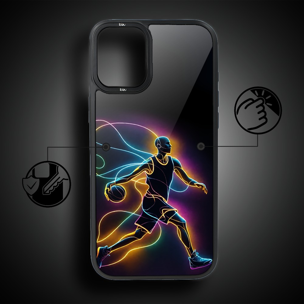 Etui do iPhone 16 Plus IBIZU DropGuard Matt z MagSafe, #ElectroMove, Duch koszykówkiip 16-7