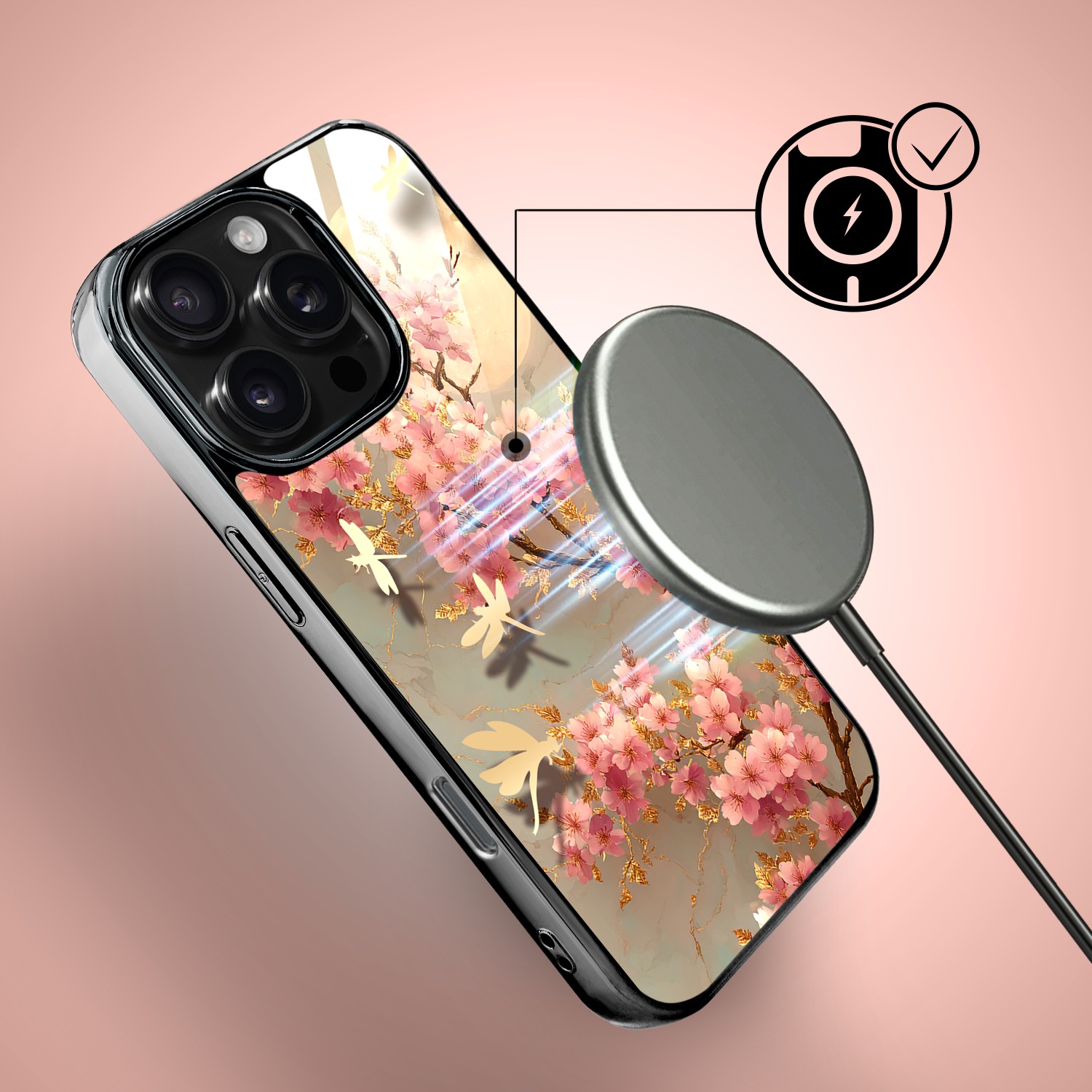 Etui-do-iPhone-16-Pro-Elite-Glass-z-MagSafe-szklany-tył-Azja-Taniec-sakury-czarne (1)