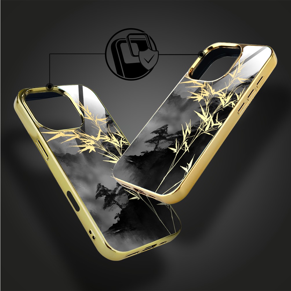 Etui-do-iPhone-16-Pro-Elite-Glass-z-MagSafe-szklany-tył-Azja-Złoty-bambus-złote (4)