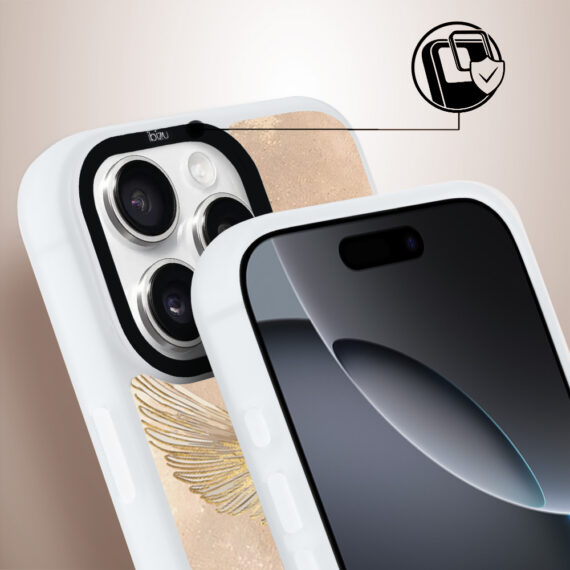 Etui-do-iPhone-16-Pro-IBIZU-DropGuard-Matt-z-MagSafe-Boho-Złote-żurawie (6)