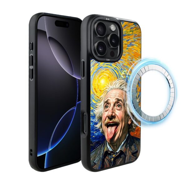 Etui do iPhone 16 Pro IBIZU DropGuard Matt z MagSafe, Einstein