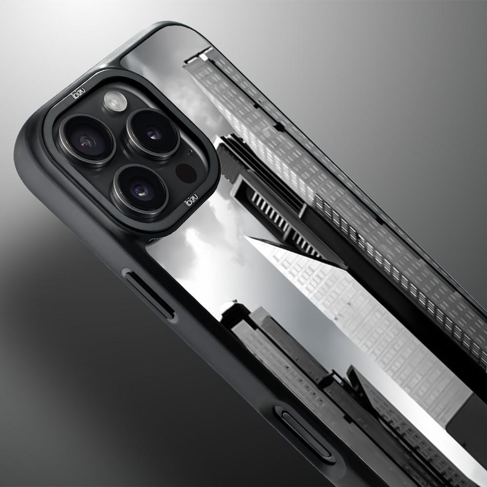 Etui do iPhone 16 Pro IBIZU DropGuard Matt z MagSafe, Noir City, Manhattan (4)