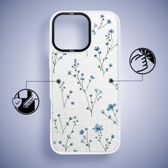 Etui-do-iPhone-16-Pro-IBIZU-DropGuard-Matt-z-MagSafe-Pastel-Bloom-Niebieski-sen-biale-4