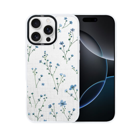 Etui-do-iPhone-16-Pro-IBIZU-DropGuard-Matt-z-MagSafe-Pastel-Bloom-Niebieski-sen-biale-5
