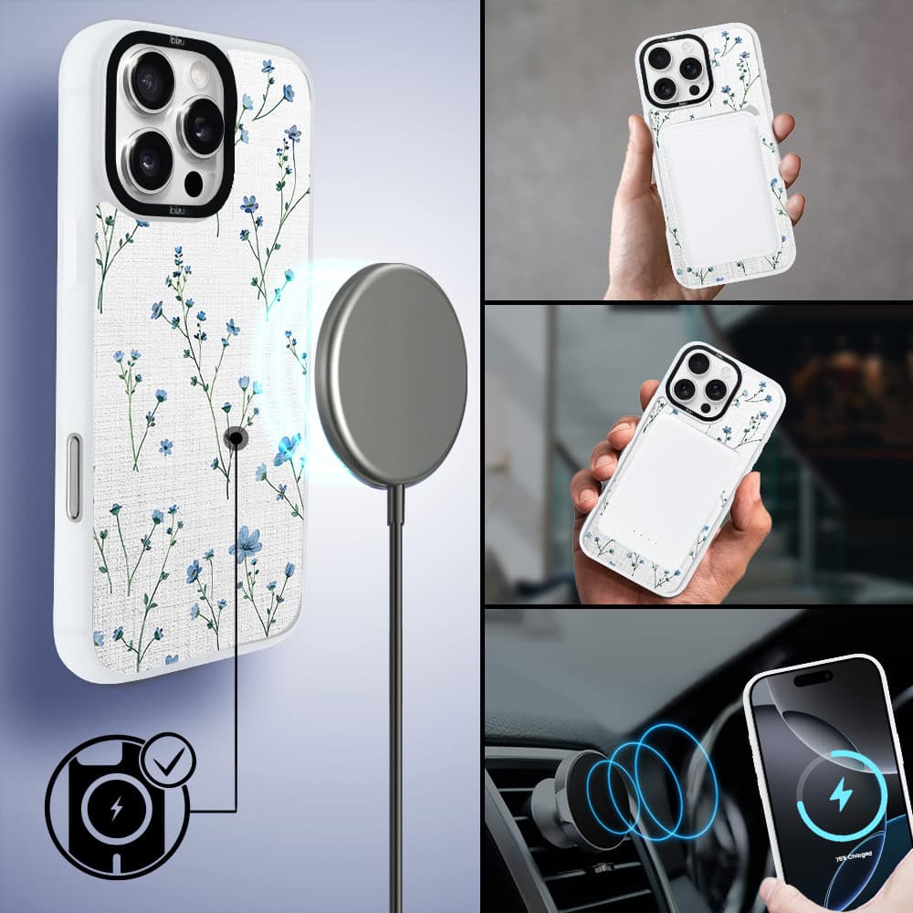 Etui-do-iPhone-16-Pro-IBIZU-DropGuard-Matt-z-MagSafe-Pastel-Bloom-Niebieski-sen-biale-6