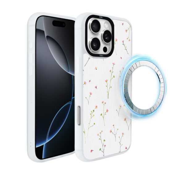 Etui-do-iPhone-16-Pro-IBIZU-DropGuard-Matt-z-MagSafe-Pastel-Bloom-Polna-fantazja-white (6)