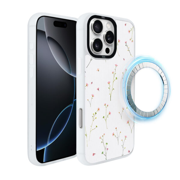 Etui do iPhone 16 Pro Max IBIZU DropGuard Matt z MagSafe, Pastel Bloom, Polna fantazja
