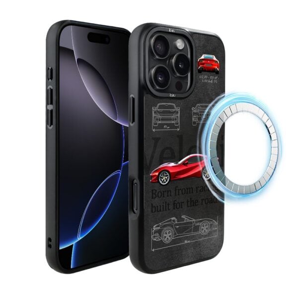 Etui do iPhone 16 Pro IBIZU DropGuard Matt z MagSafe, TechDrive, 812 Superfast