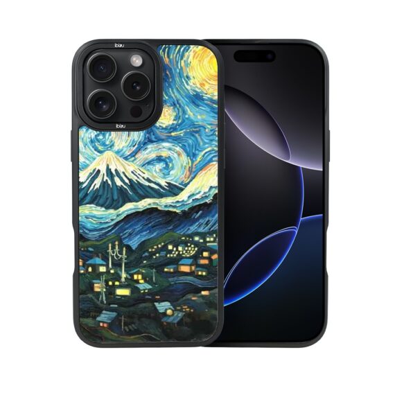 Etui-do-iPhone-16-Pro-IBIZU-DropGuard-Matt-z-MagSafe-Van-Gogh-gwieździsta-noc (1)