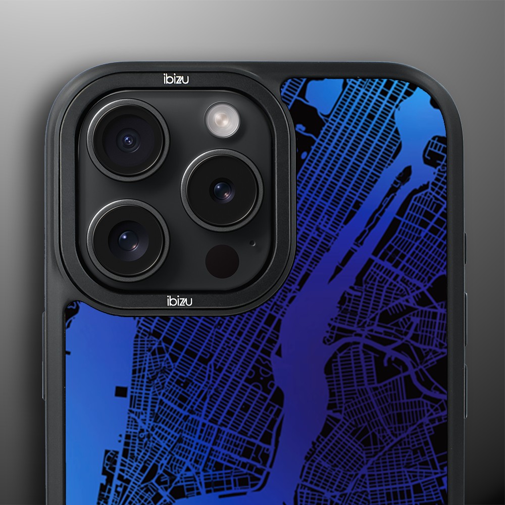 Etui do iPhone 16 Pro Max IBIZU DropGuard Matt z MagSaf, Mapy Świata, New York (6)