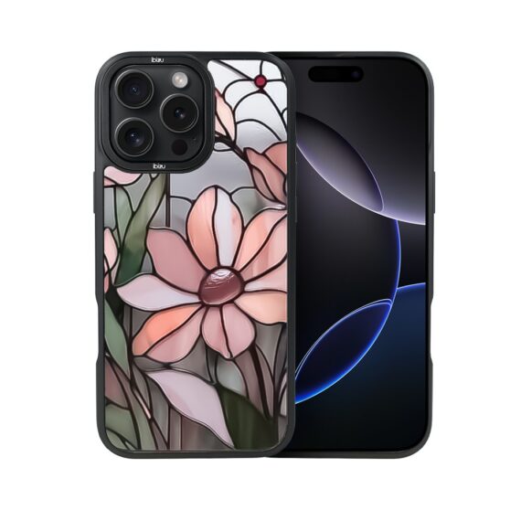 Etui do iPhone 16 Pro Max IBIZU DropGuard Matt z MagSafe, Barwy Szkła, Różowa magnolia (4)
