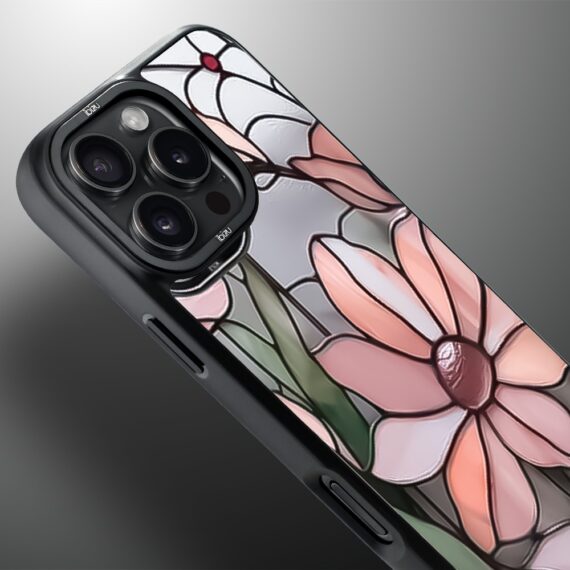 Etui do iPhone 16 Pro Max IBIZU DropGuard Matt z MagSafe, Barwy Szkła, Różowa magnolia (6)