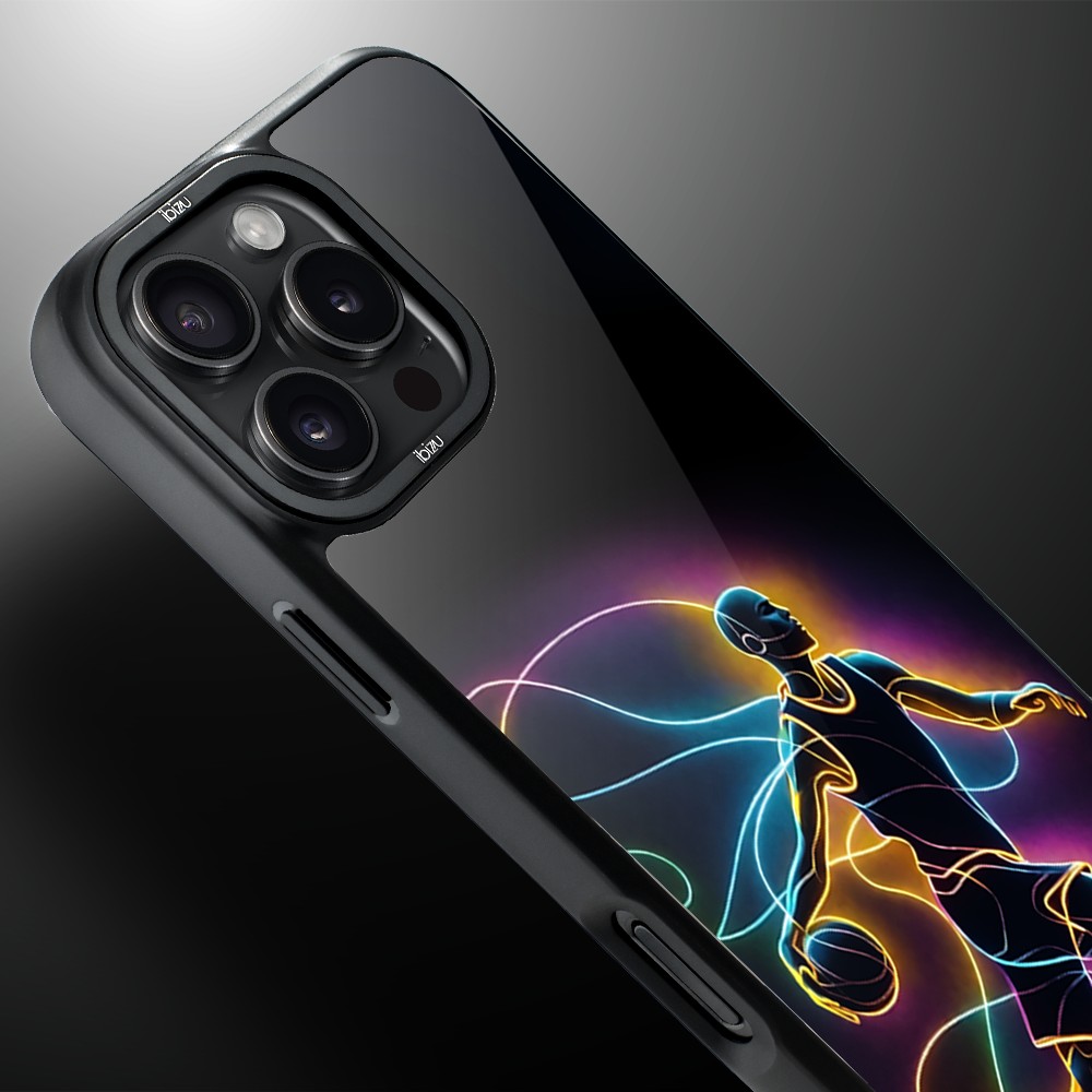 Etui do iPhone 16 Pro Max IBIZU DropGuard Matt z MagSafe, #ElectroMove, Duch koszykówkiip 16 pro-2