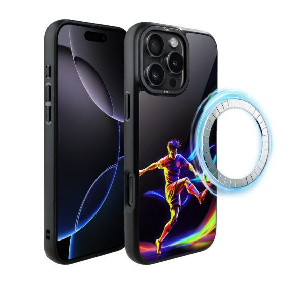 Etui do iPhone 16 Pro Max IBIZU DropGuard Matt z MagSafe, #ElectroMove, W rytmie piłki nożnej (3)