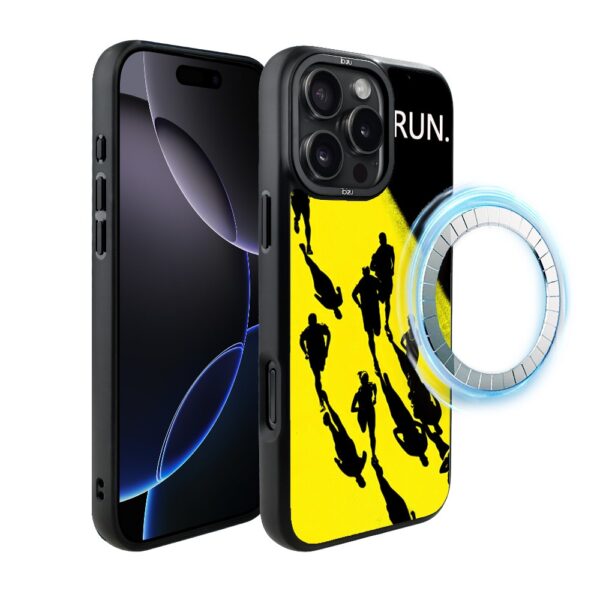 Etui do iPhone 16 Pro IBIZU DropGuard Matt z MagSafe, #Move, Bieg Mistrzów