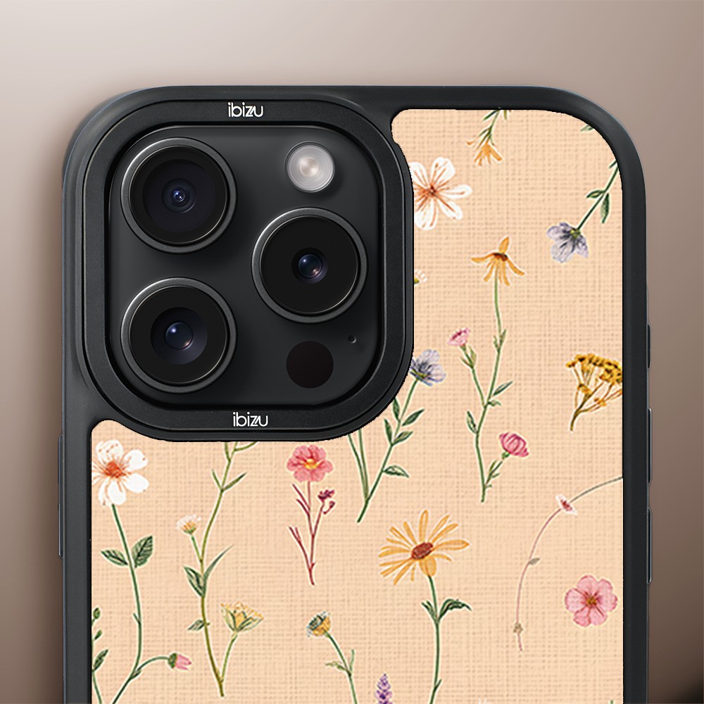 Etui do iPhone 16 Pro Max IBIZU DropGuard Matt z MagSafe, Pastel Bloom, Kolorowa łąka (2)