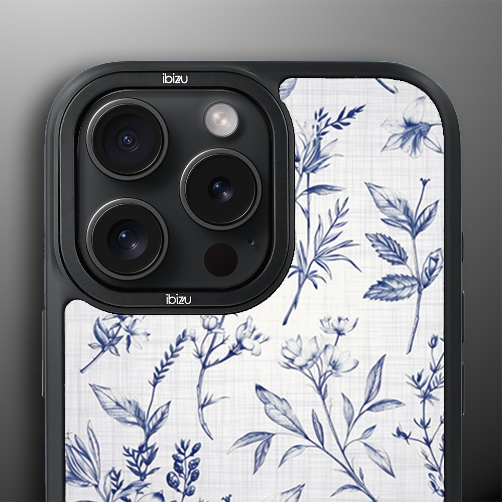 Etui do iPhone 16 Pro Max IBIZU DropGuard Matt z MagSafe, Pastel Bloom, Lazurowe szepty (1)