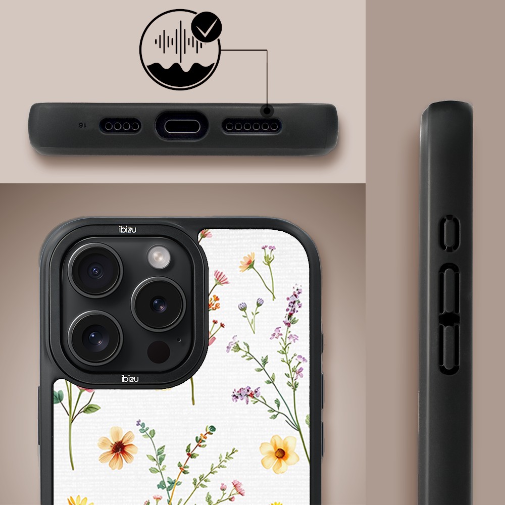 Etui do iPhone 16 Pro Max IBIZU DropGuard Matt z MagSafe, Pastel Bloom, Letni bukiet (8)