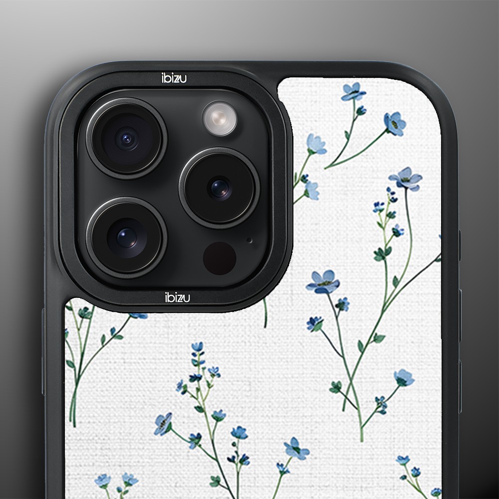 Etui do iPhone 16 Pro Max IBIZU DropGuard Matt z MagSafe, Pastel Bloom, Niebieski sen (3)