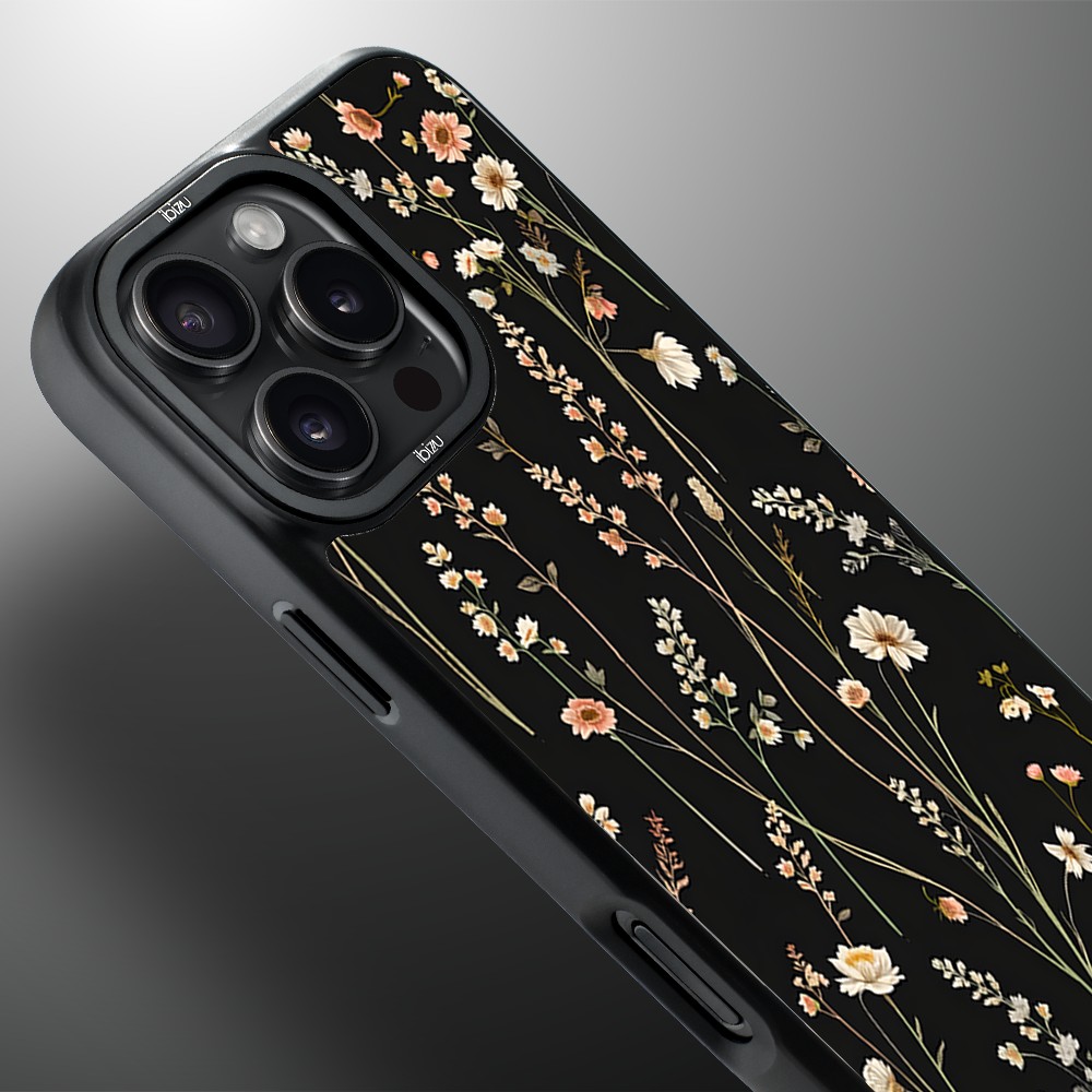 Etui do iPhone 16 Pro Max IBIZU DropGuard Matt z MagSafe, Pastel Bloom, Północny ogród (7)