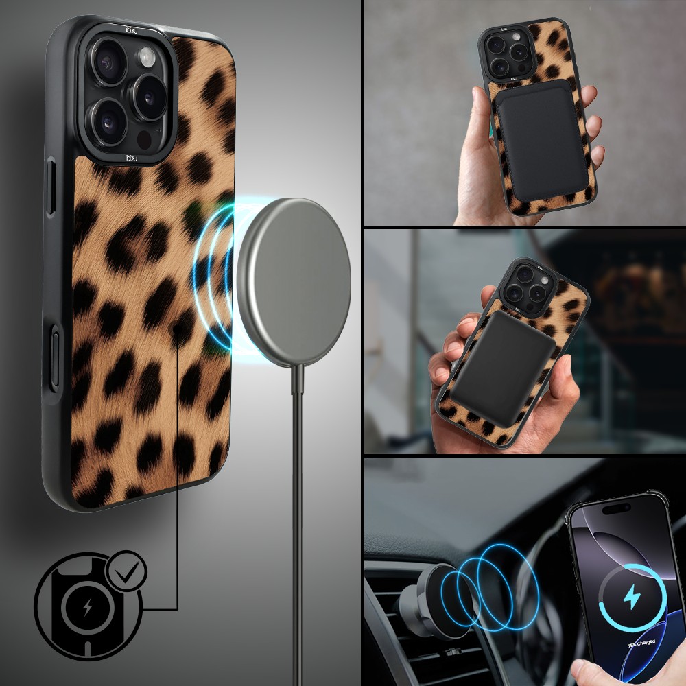 Etui do iPhone 16 Pro Max, IBIZU DropGuard Matt z MagSafe, Zew Natury, Panteraip 16 pro-1