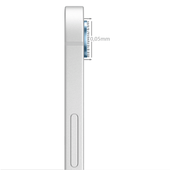 Luksusowa diamentowa osłona obiektywów, szkło na aparat iPhone 16e, niebieski Złoty diament-3