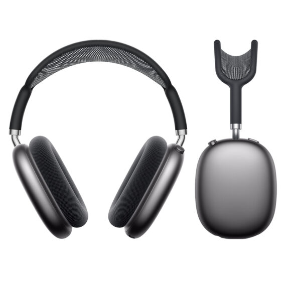 Słuchawki nauszne styl AirPods Max, czarne (2)