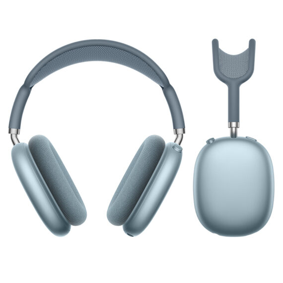 Słuchawki nauszne styl AirPods Max, niebieskie (2)