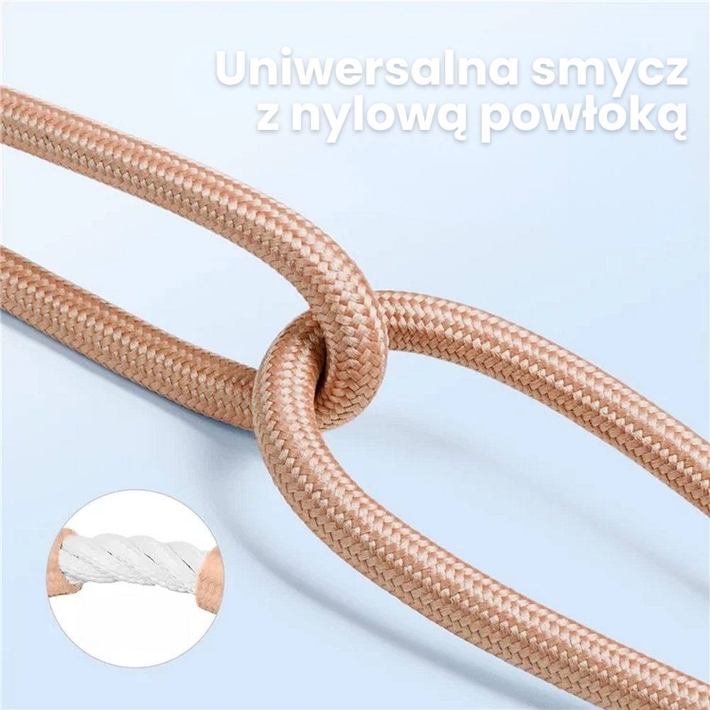 Smycz do telefonu, regulowana, bursztynowa (2)