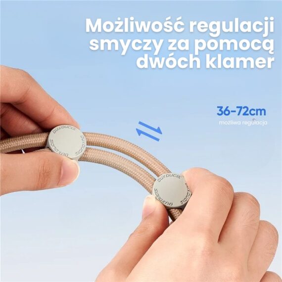 Smycz do telefonu, regulowana, bursztynowa (4)