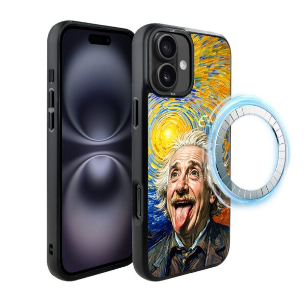 Etui do iPhone 16 IBIZU DropGuard Matt z MagSafe, Einstein