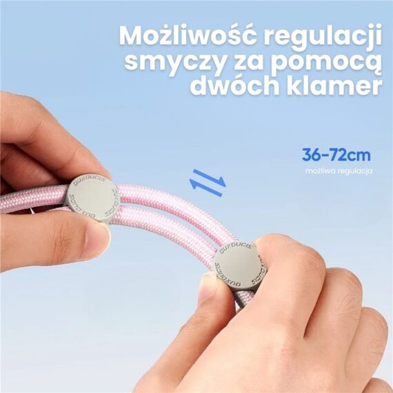 smycz regulowana w kolroze rozowym5