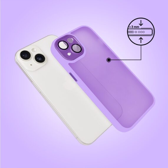 Etui do iPhone 14 Color Flush, z osłoną aparatu, fioletowe (1)