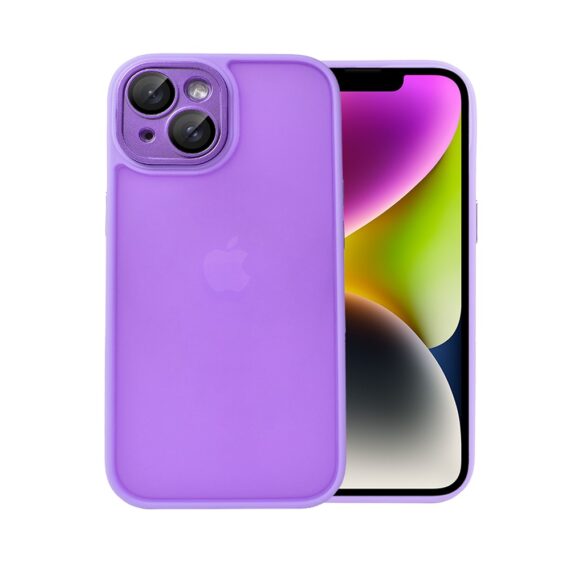 Etui do iPhone 14 Color Flush, z osłoną aparatu, fioletowe (5)
