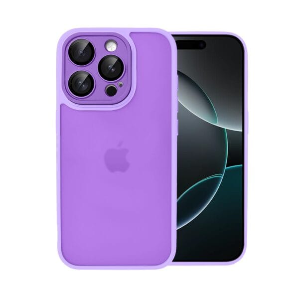 Etui do iPhone 16 Pro Color Flush, z osłoną aparatu, fioletowe