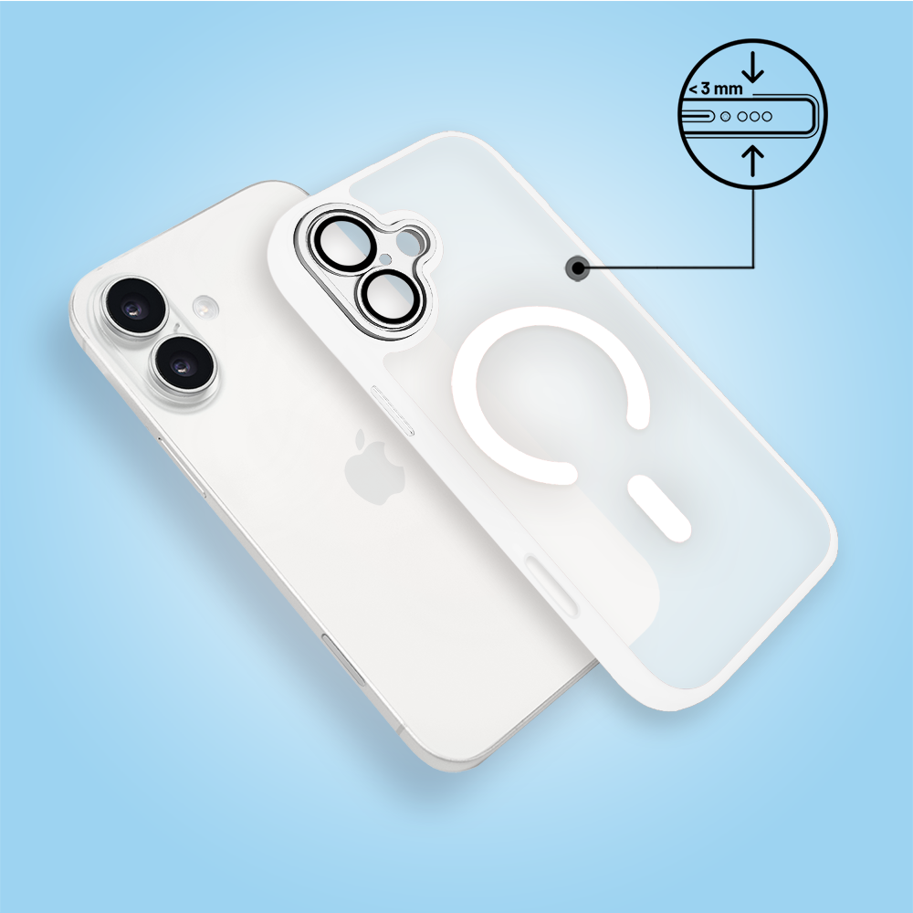 Etui do iPhone 17 Color Flush z MagSafe, z osłoną aparatu, białeObszar kompozycji 4
