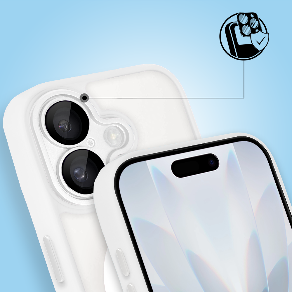 Etui do iPhone 17 Color Flush z MagSafe, z osłoną aparatu, białeObszar kompozycji 5