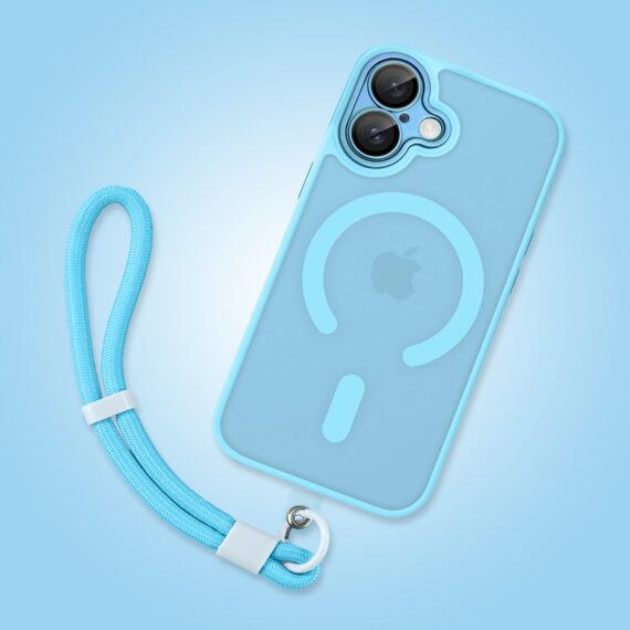 Etui do iPhone 17 Color Flush z Magsafe, z osłoną aparatu, błękitne Obszar kompozycji 9